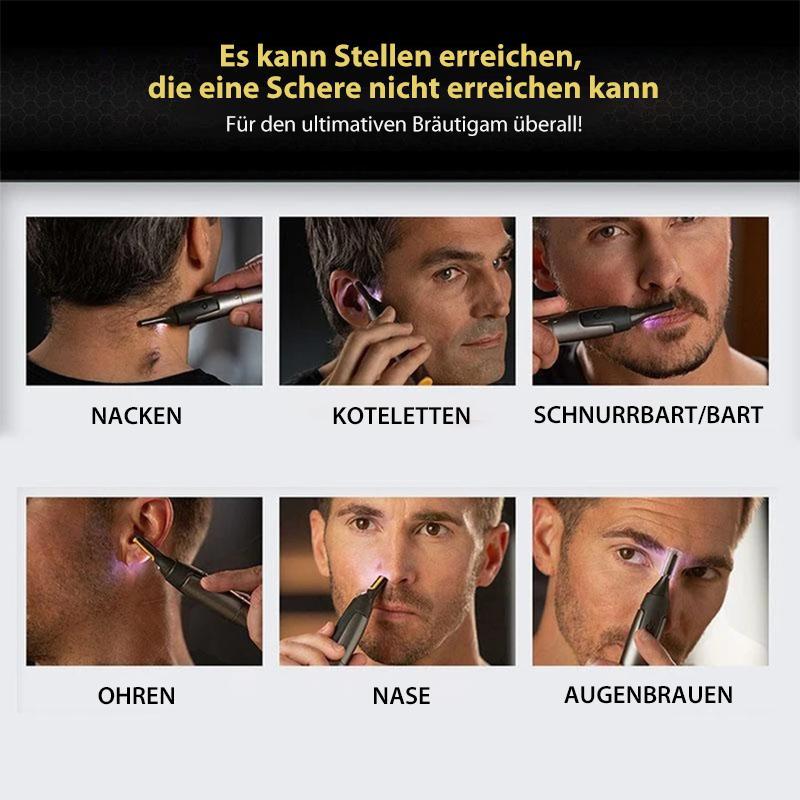 Precision Trimmer with LED Light and Titanium Blades - Esilora