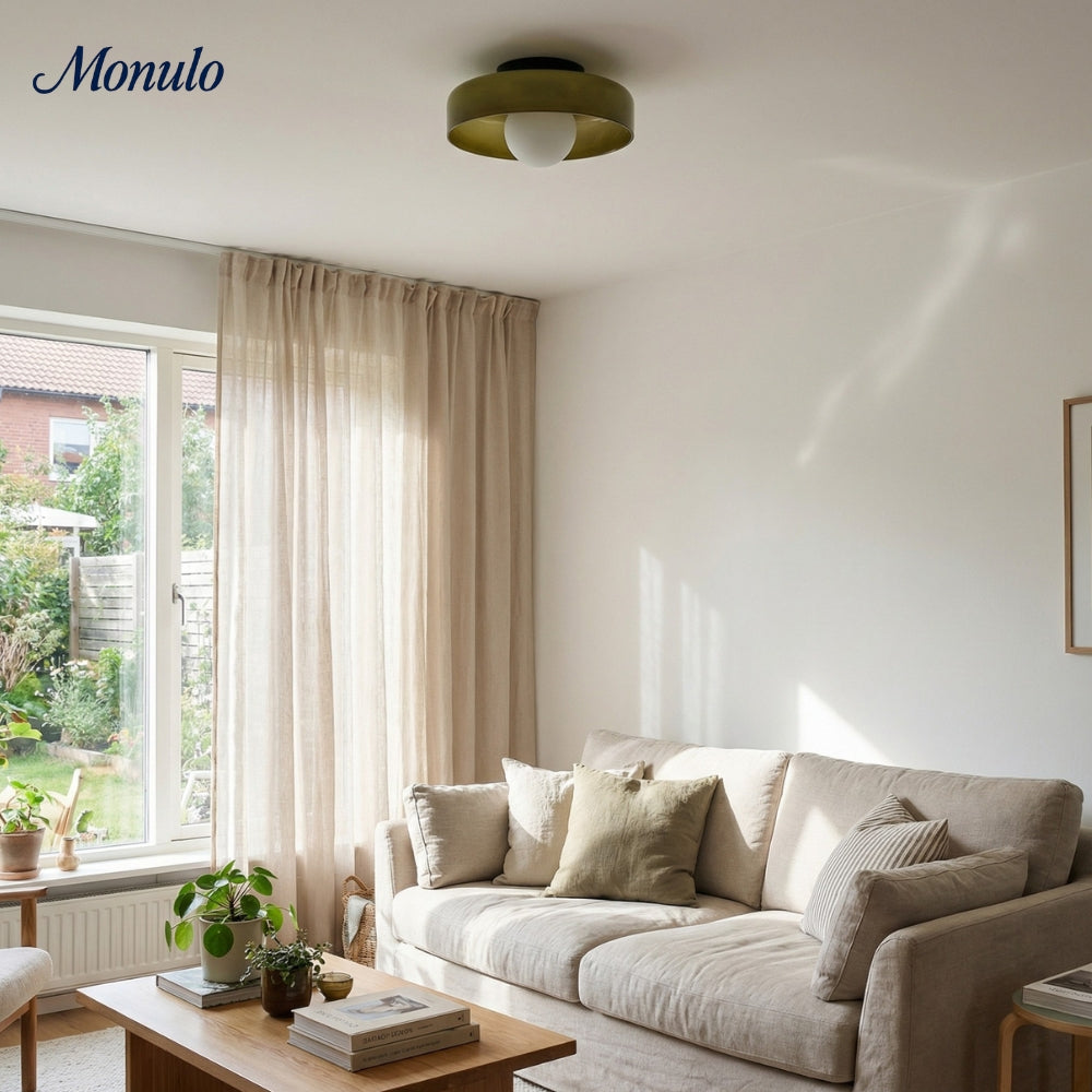 Verdoma Morandic Disc Orb Wall and Ceiling Lamp for Modern Interiors | Esilora