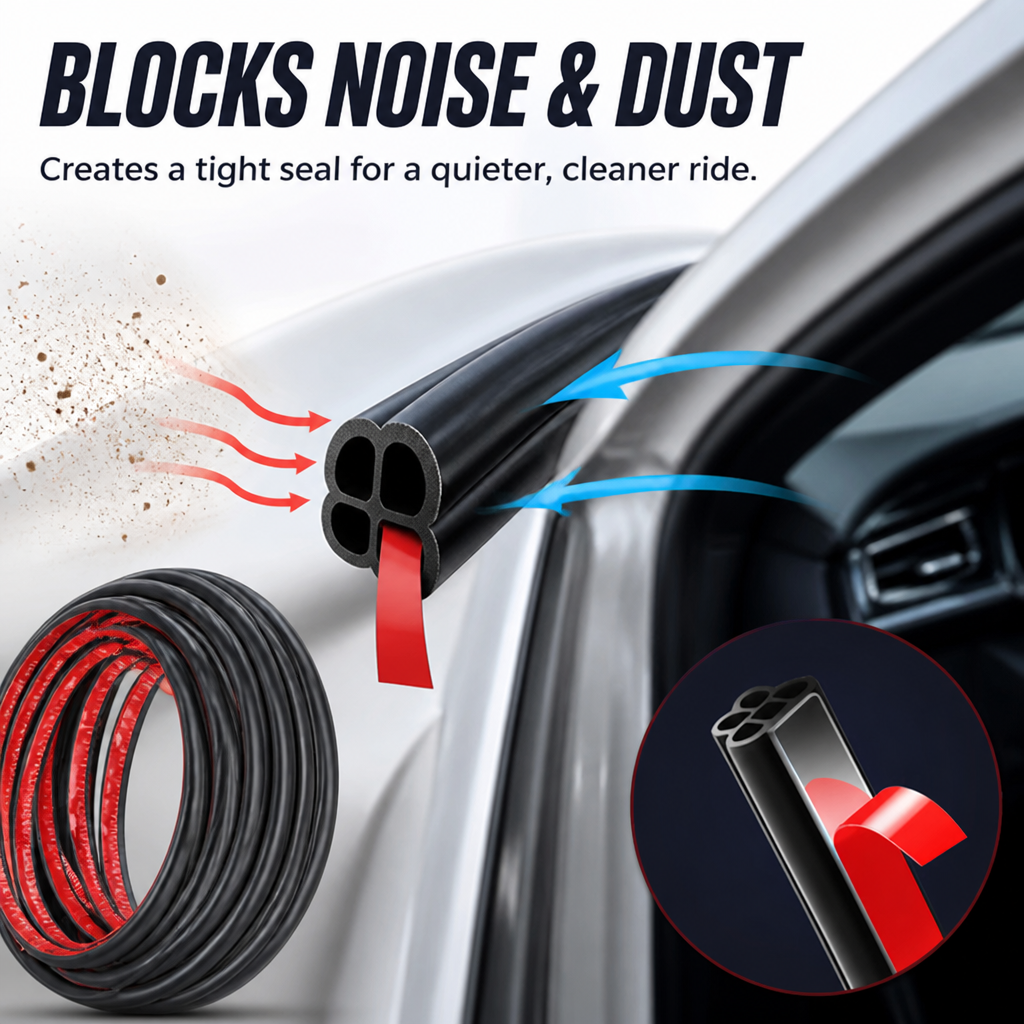 SilenSeal — Transform Your Car Into a Whisper-Quiet, Dust-Free Sanctuary - Esilora