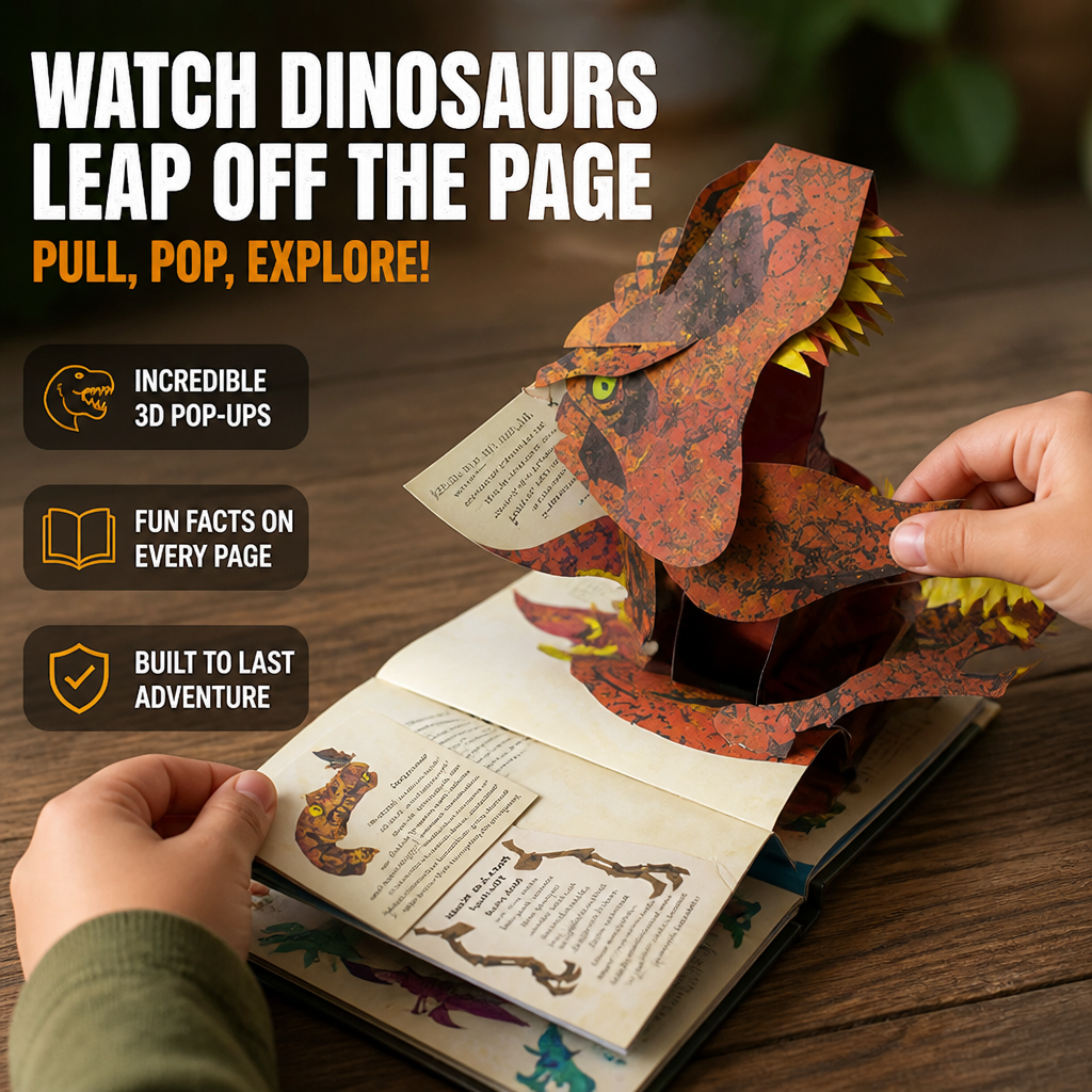 PrehistoRise — Watch Dinosaurs Leap Off the Page & Hold Their Attention for Real - Esilora