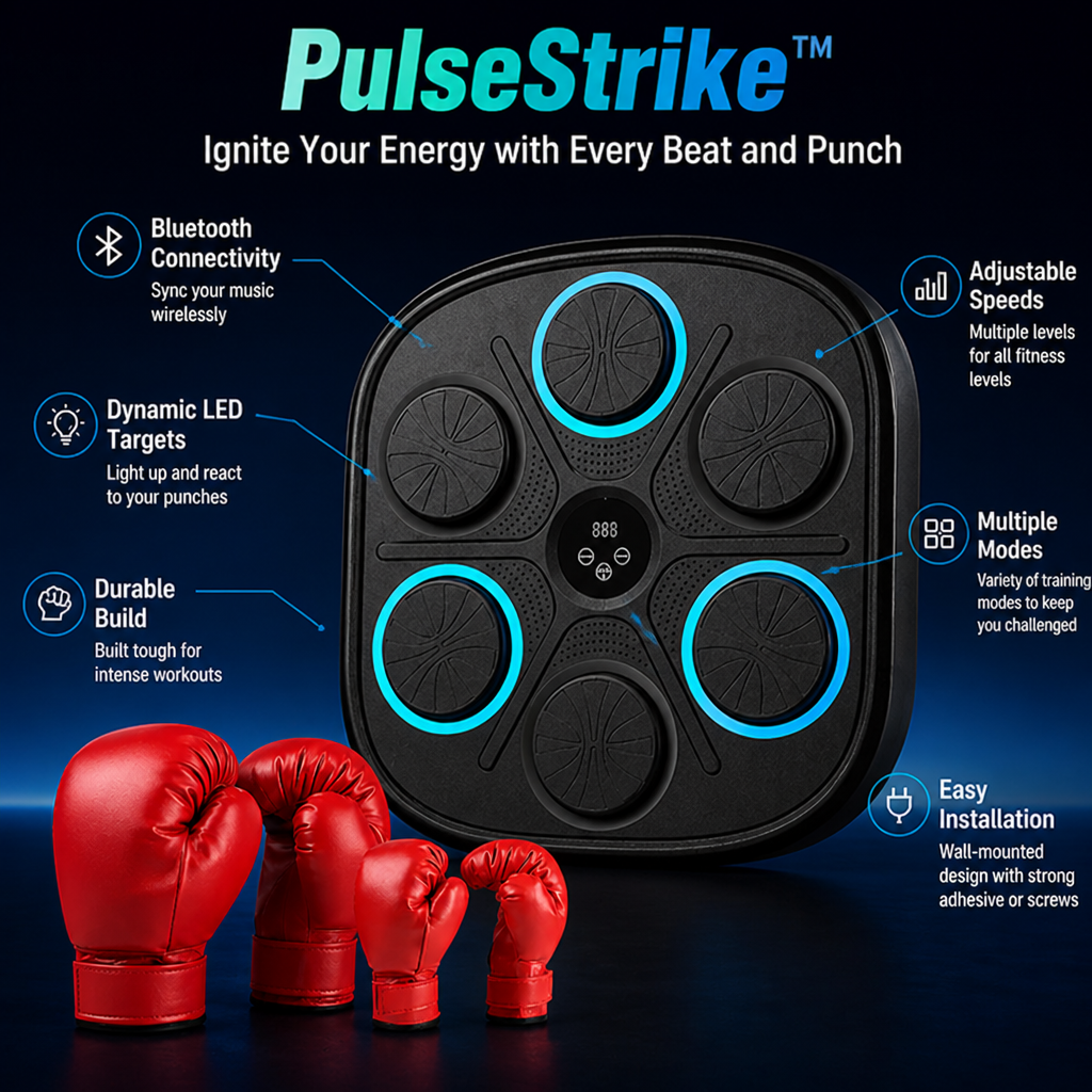 PulseStrike — Ignite Your Energy with Every Beat and Punch - Esilora