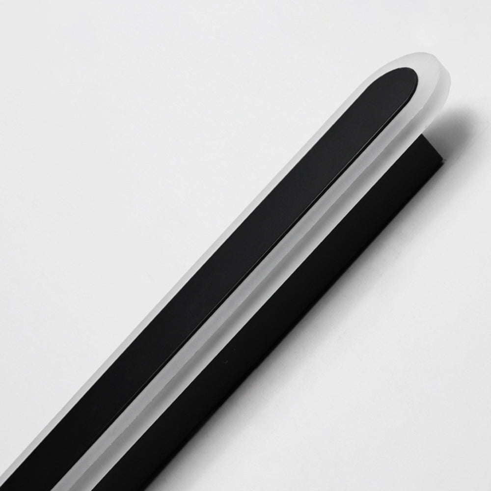 Lampada da parete da esterno ovale minimalista in metallo Edge IP65 impermeabile | Esilora