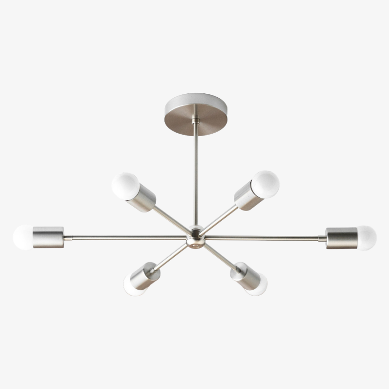 Mobilux Line Mid Century Modern Kronleuchter - 6-flammige Hängeleuchte | Esilora
