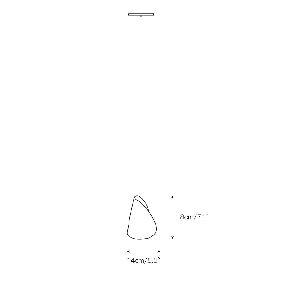21 Thin Porcelain Pendant Lamp | Esilora