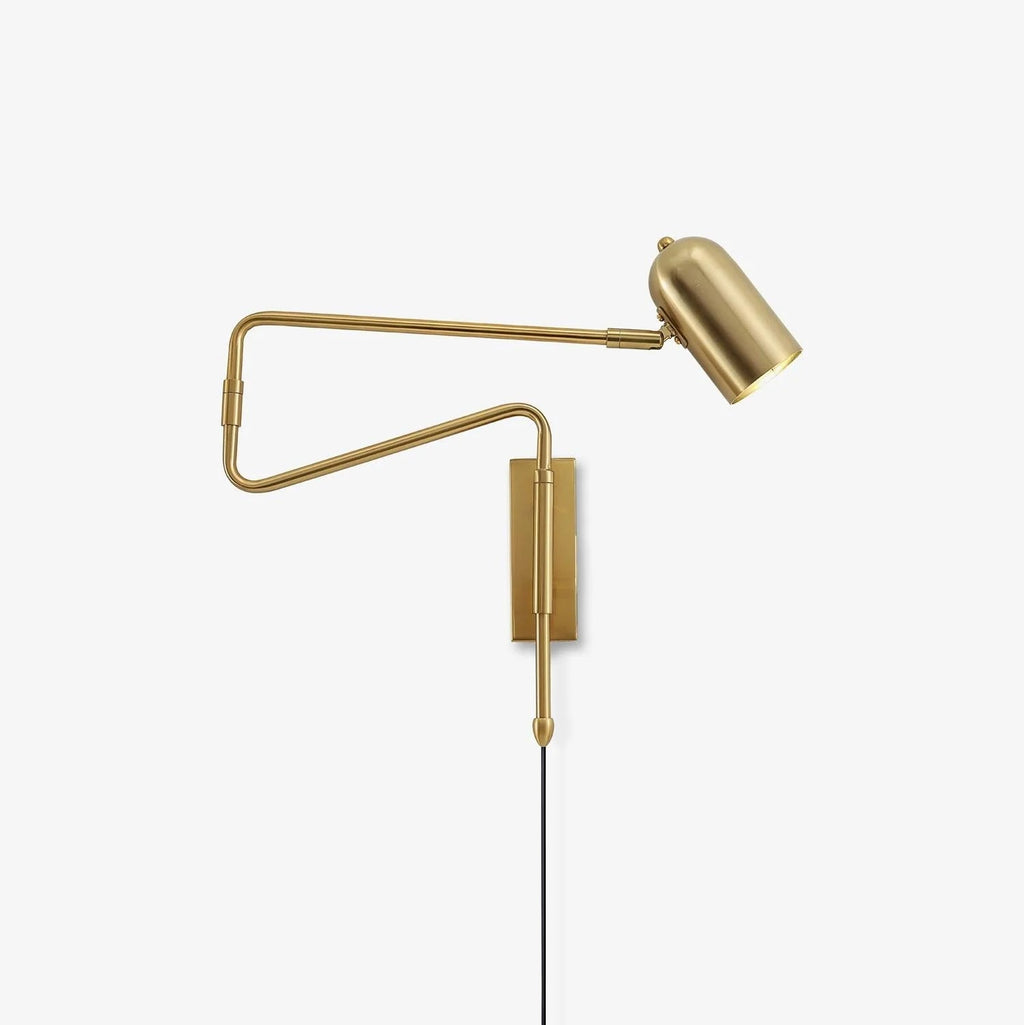 Adjustable Arm Plug In Wall Lamp | Esilora