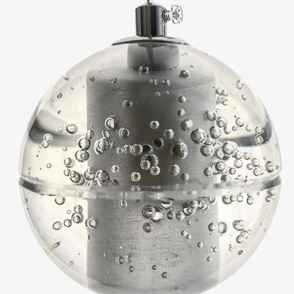 Lorivo Decorative Crystal Sphere Pendant Light Starry Visual for Lounge Areas | Esilora