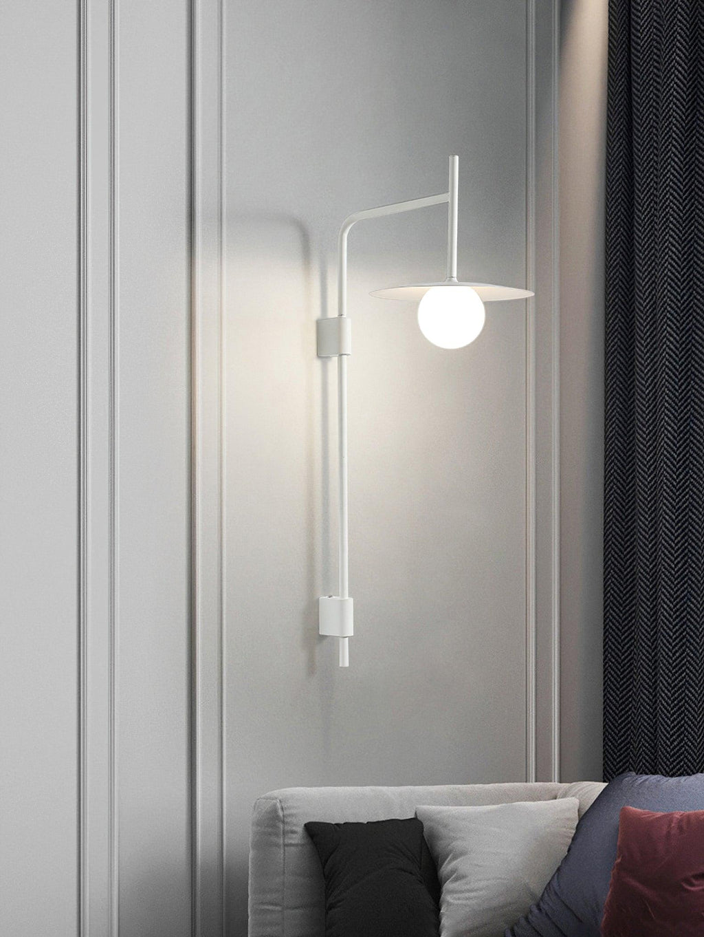 Nordic Swing Arm Wall Lamp for Living Room M22 | Esilora
