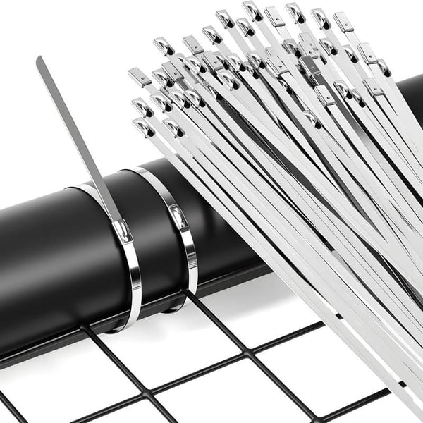 Stainless Steel Cable Tie Gun with Metal Fasteners - Esilora