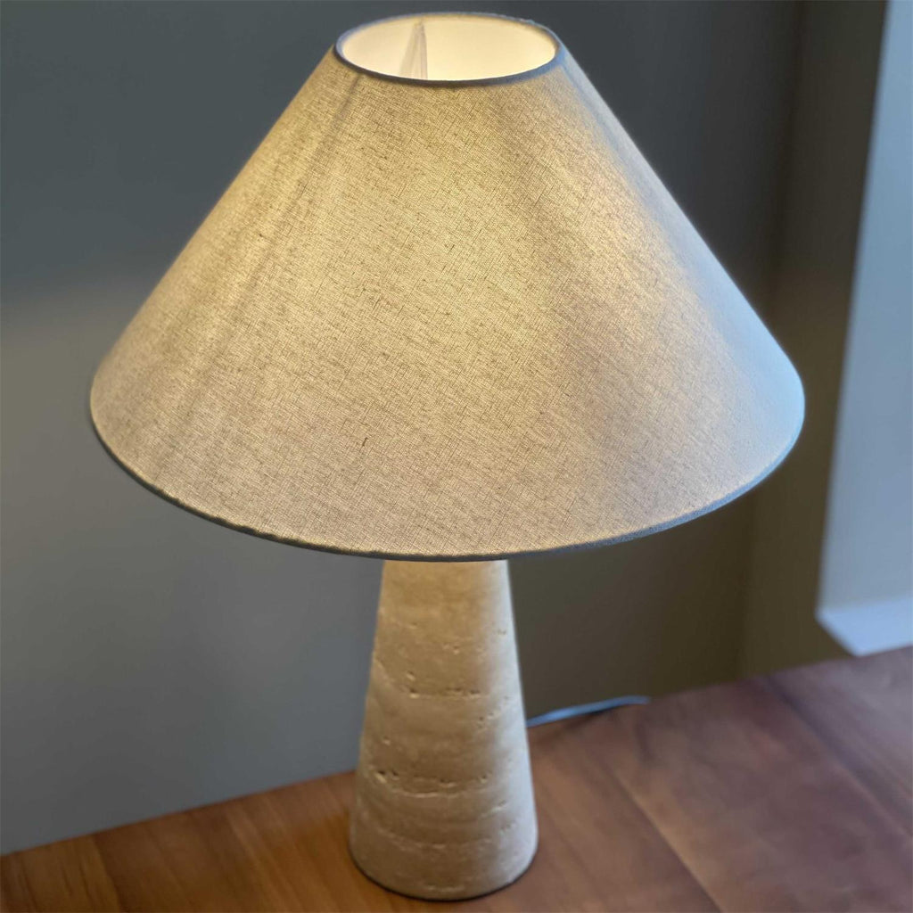 Lulu Travertine Table Lamp | Esilora