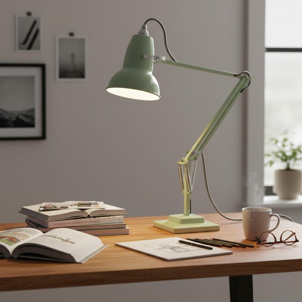 Modryx Adjustable Desk Lamp - Vintage Industrial Metal for Office and Bedroom | Esilora