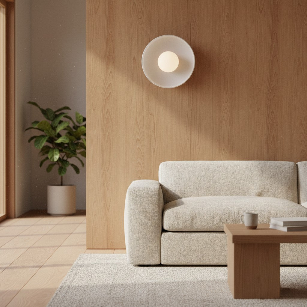 Verdoma Morandic Disc Orb Wall and Ceiling Lamp for Modern Interiors | Esilora