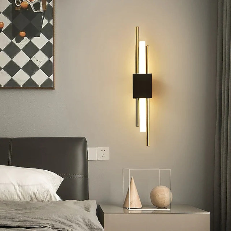 LuminArt - Stylish Black/Gold LED Light | Esilora