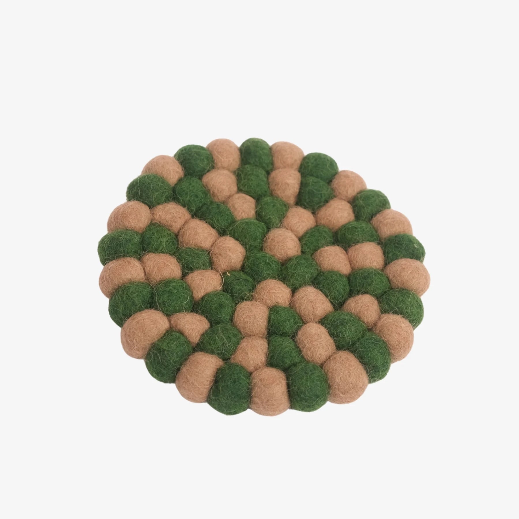 Handmade Wool Felt Ball Coaster | Esilora