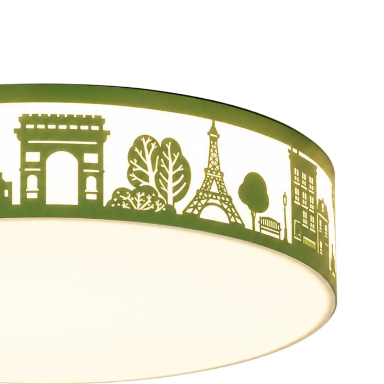Lampada da soffitto LED a spettro completo con silhouette cava | Esilora