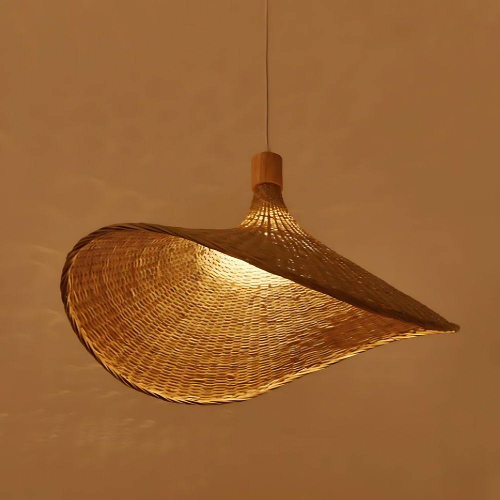 Rustic Raphia Charm Rattan Light | Esilora