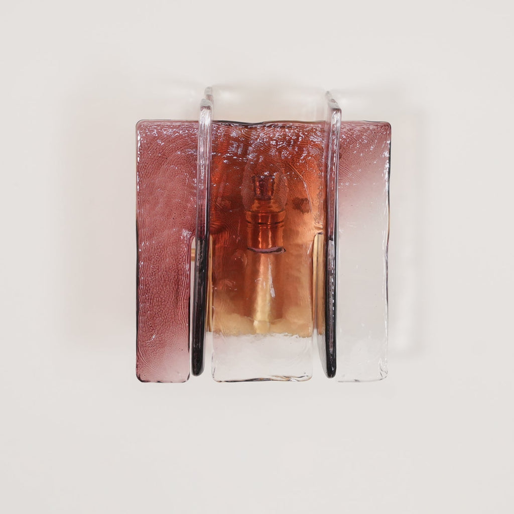 Verdura Architectural Wall Mounted Lamp with Glass Panel Design | Esilora