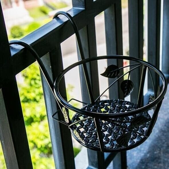 Plant Hanging Shelf for Balcony Dreams – Stable Support Solution - Esilora