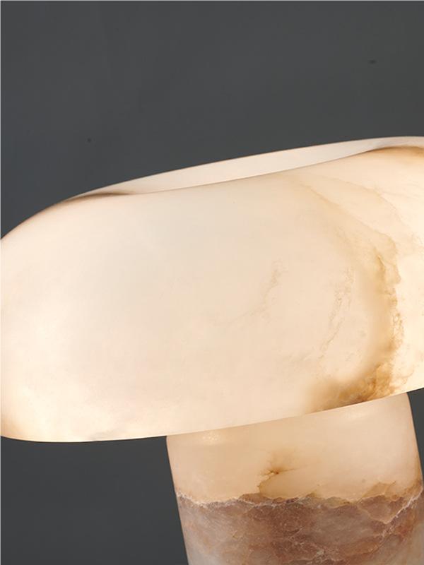 Modernity Artistry Pilz Thod Alabaster Tischlampe | Esilora