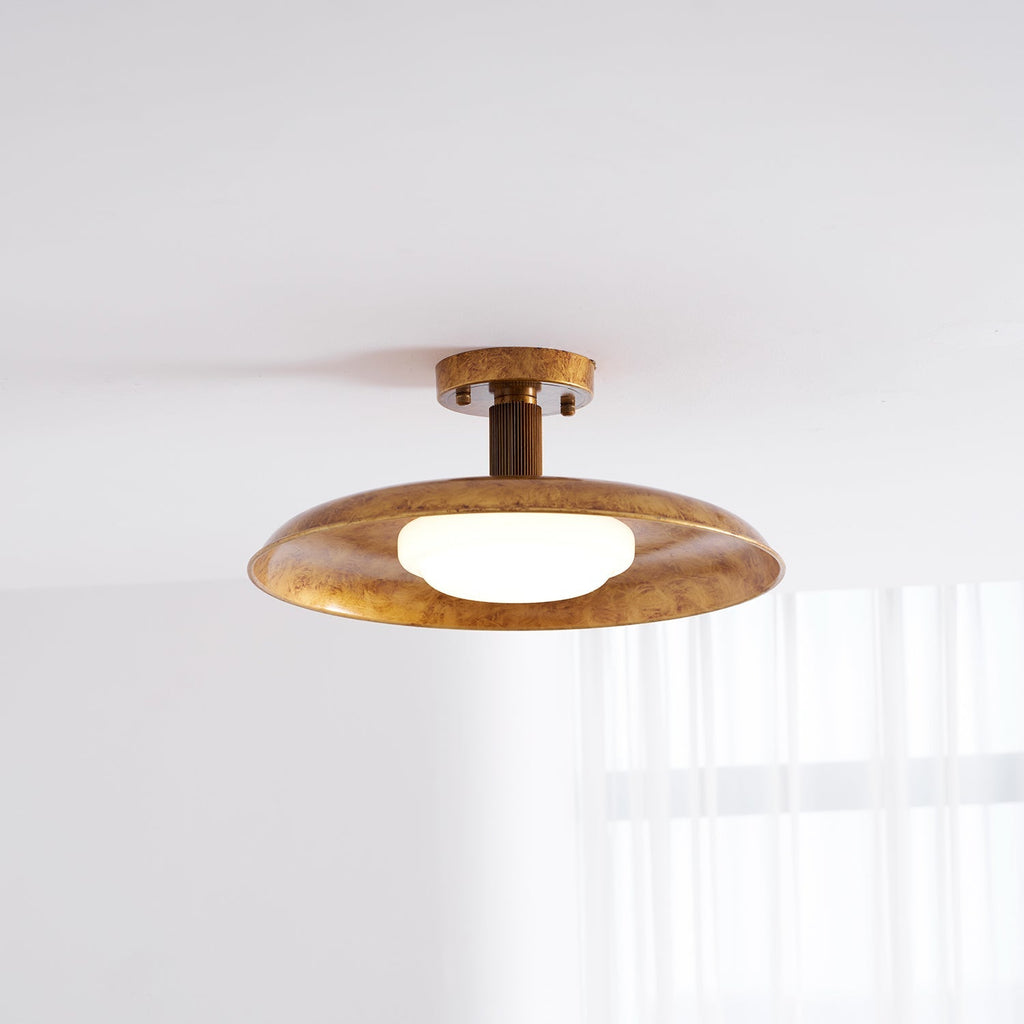 Pot-Lid Style Flat-Panel Ceiling Light | Esilora