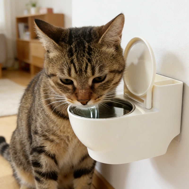 Stylish Cat Food Holder – Transform Mealtime into an Elegant Highlight - Esilora