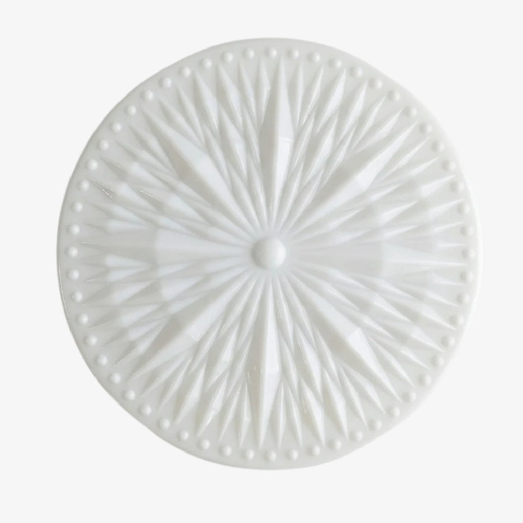 Mistaro Minimal Glass Ceiling Lamp - Flush Mount Design for Living Room and Bedroom | Esilora