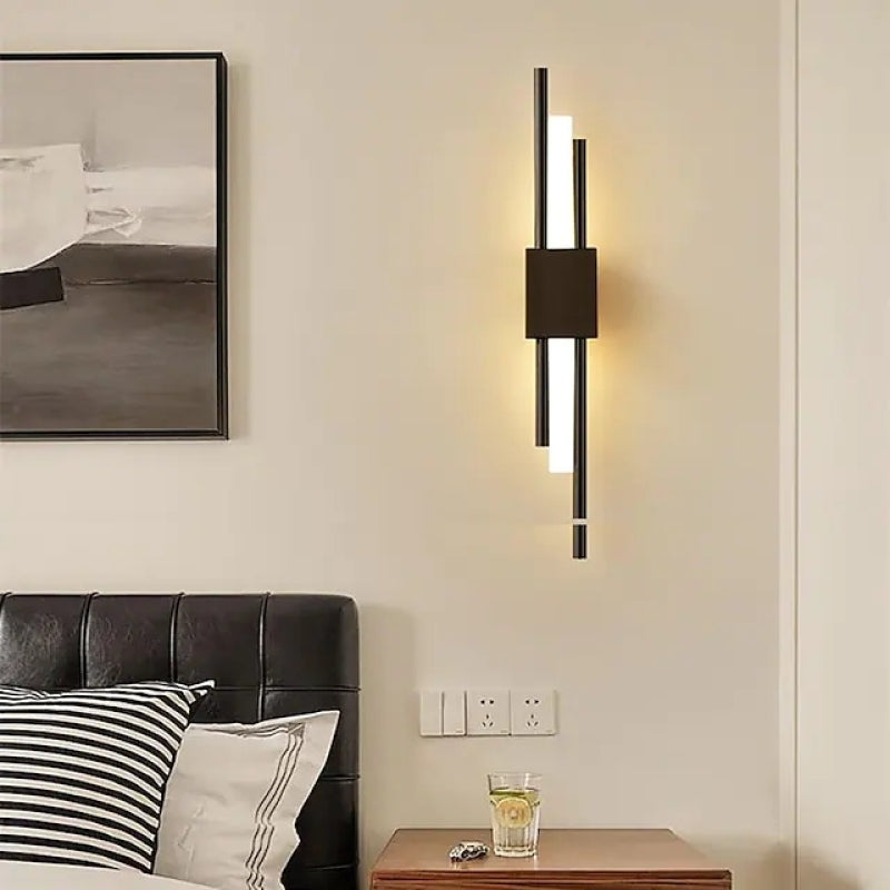 LuminArt - Stylish Black/Gold LED Light | Esilora