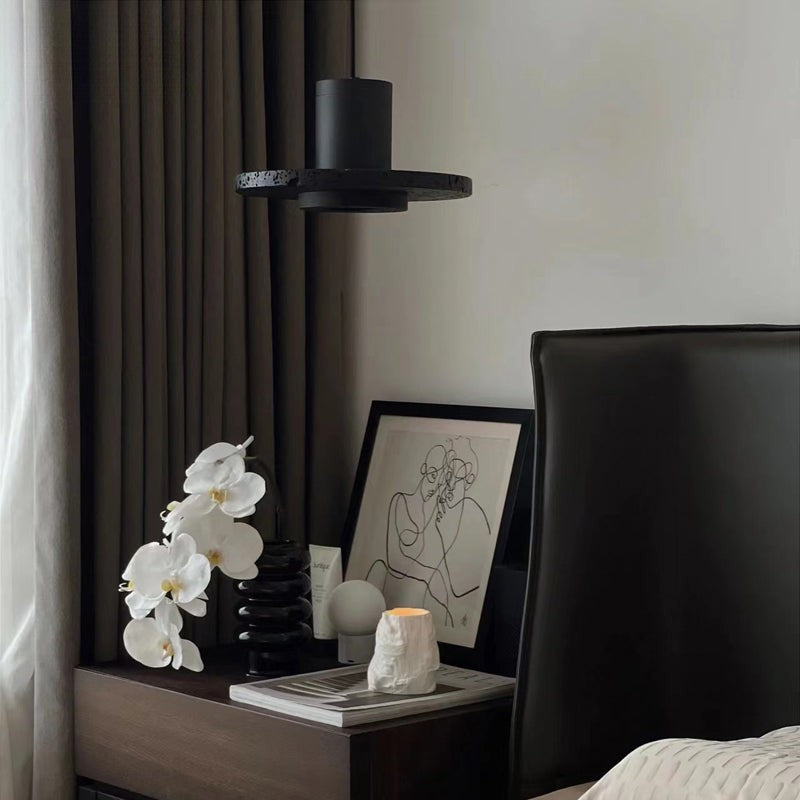 Retro Black Hole Stone Pendant Lamp M36 | Esilora