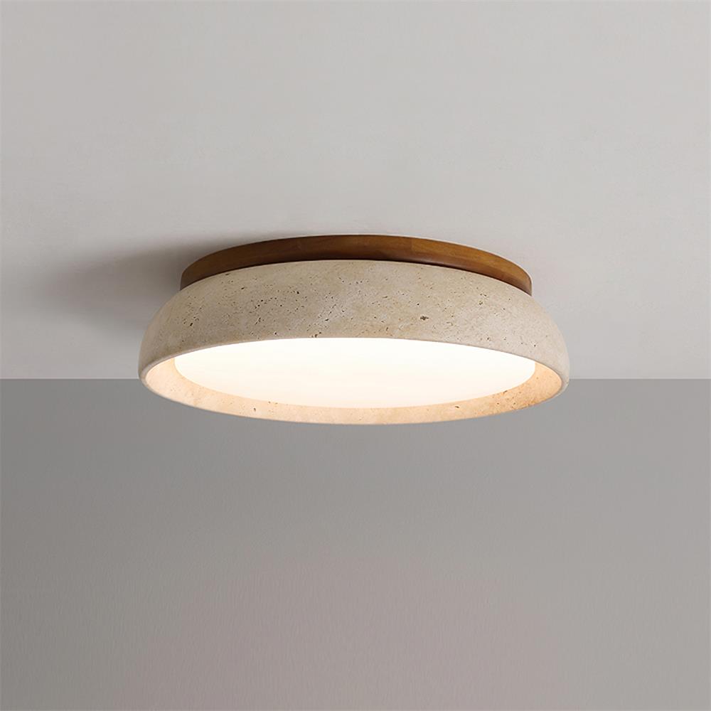 Piedra Travertine Ceiling Light | Esilora