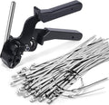 Stainless Steel Cable Tie Gun with Metal Fasteners - Esilora