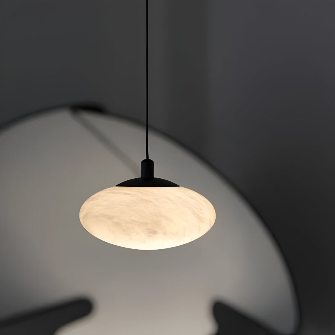 Alabaster Mini Marble Mushroom Pendant Light | Esilora