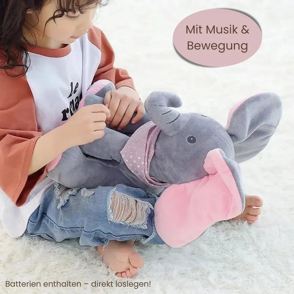 Soft Elephant Toy with Music – Flexible Ears & Guaranteed Child Joy - Esilora