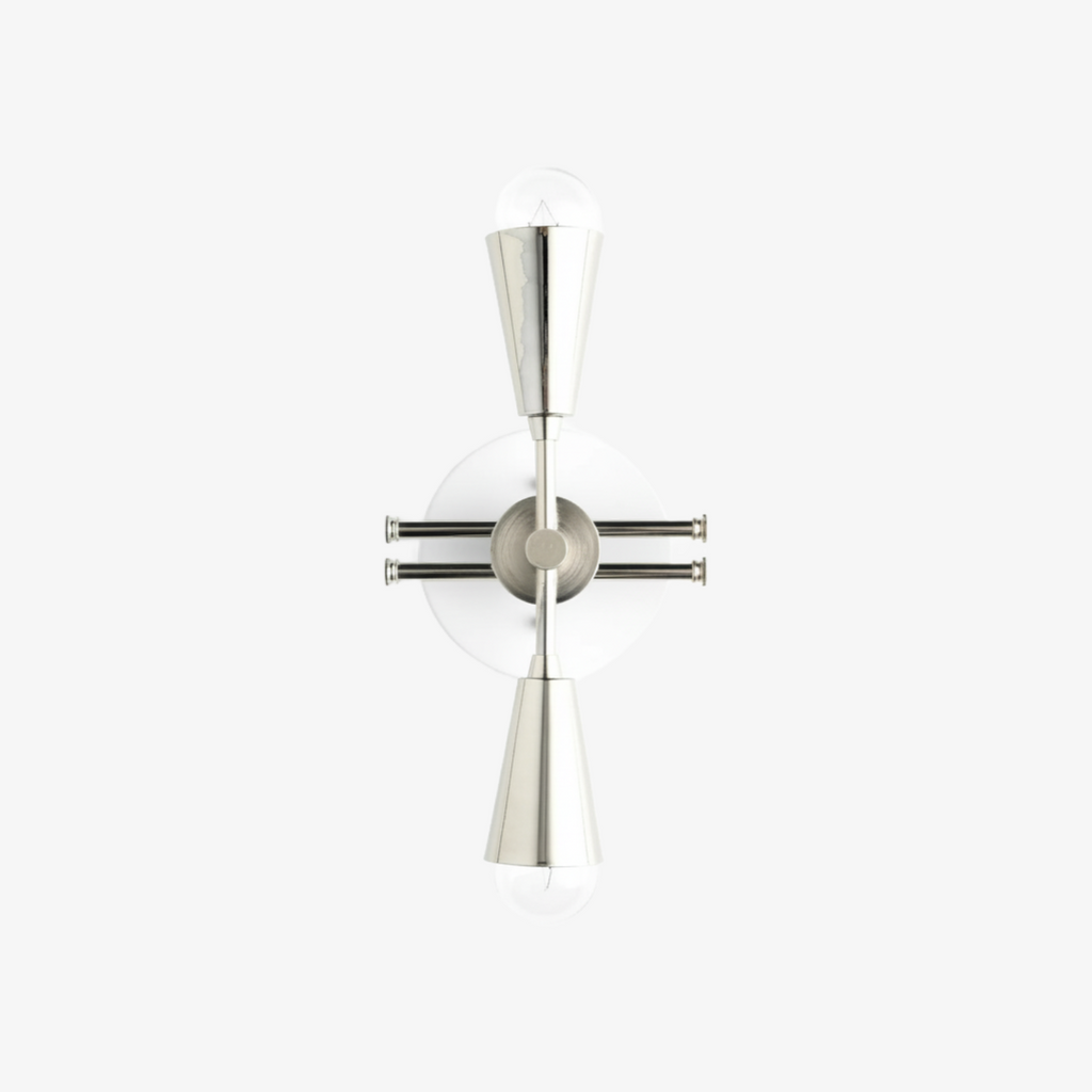 Pyralis Cone Silhouette Wall Lamp – Modern Industrial Style Sconce for Hallway & Entry | Esilora