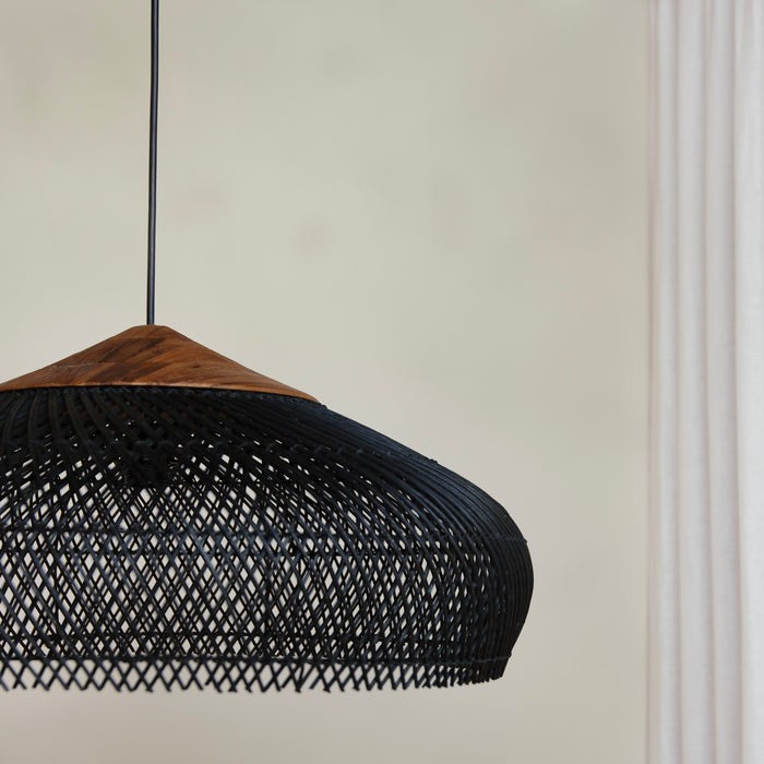 Retro Bohemian Rattan Pendant Light | Esilora