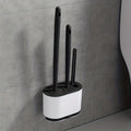 Silikone-toiletbørste med holder - Esilora