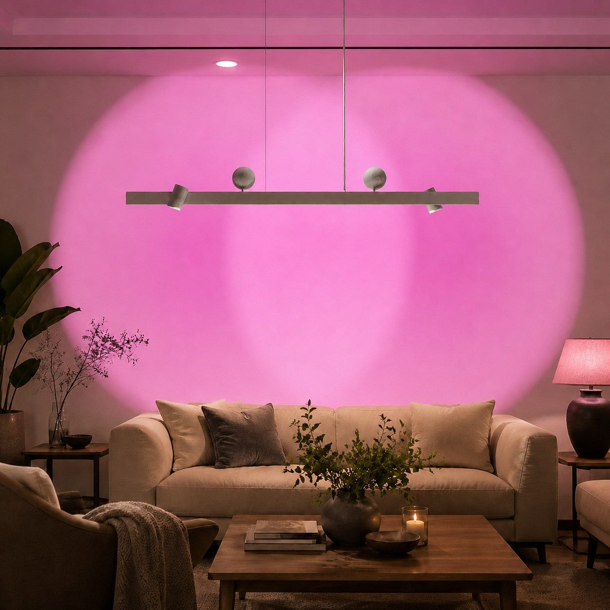 Linear Wall-Wash Dining Pendant Light | Esilora