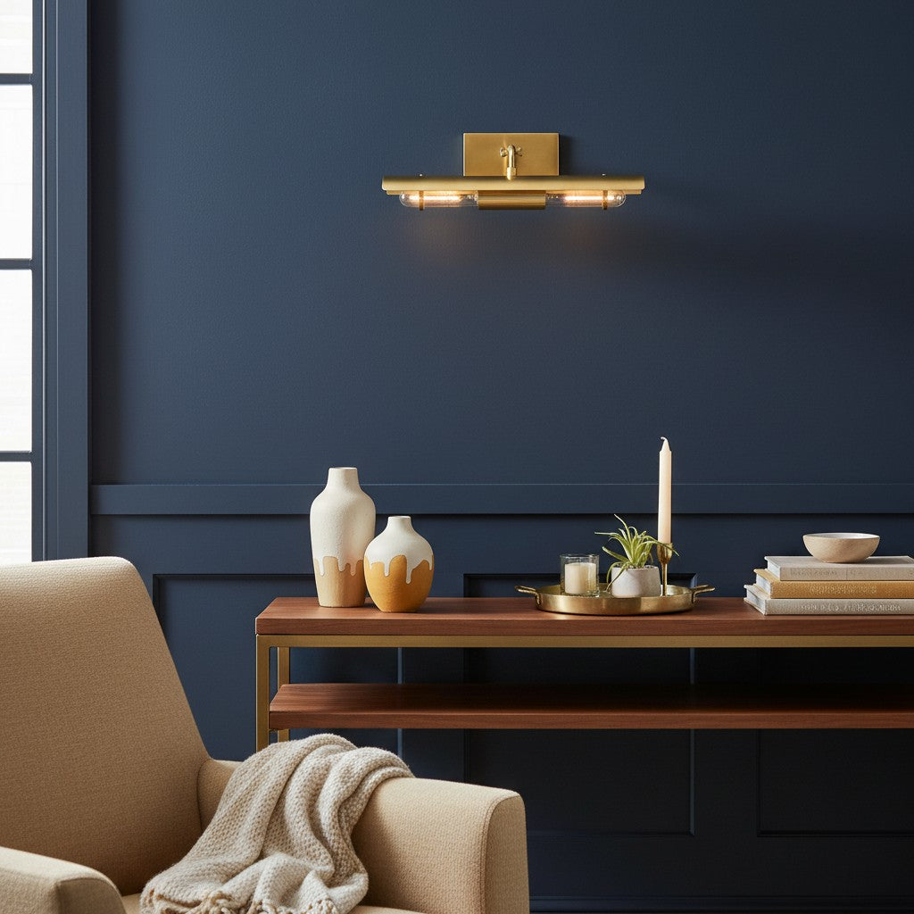 Aurix Minimalist Iron Wall Lamp – Elegant wall-mounted Lighting Enhance Any Interior Artwork | Esilora