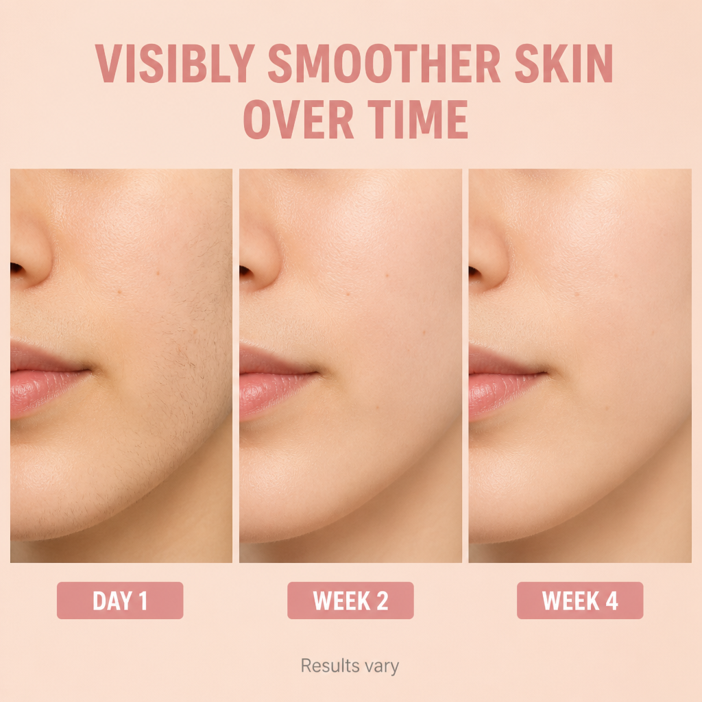Silkinaura — Elimina el vello facial y calma la piel sensible en minutos - Esilora