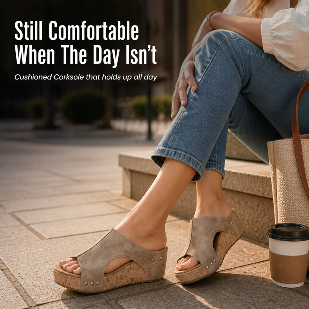 SolaraLuxe Wedge Sandals — Walk Pain-Free with Bold Style That Commands Attention - Esilora