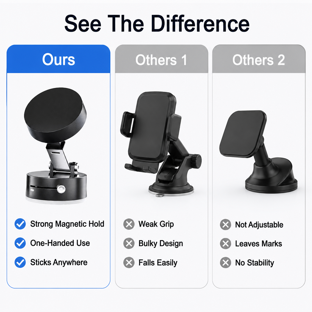 SnapGrip — Instantly Lock Your Phone for Hands-Free Freedom and Rock-Solid Safety - Esilora