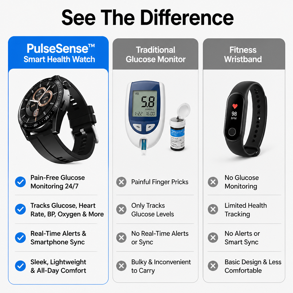 PulseSense — Take Calls, Track Workouts & Go a Full Week Per Charge - Esilora