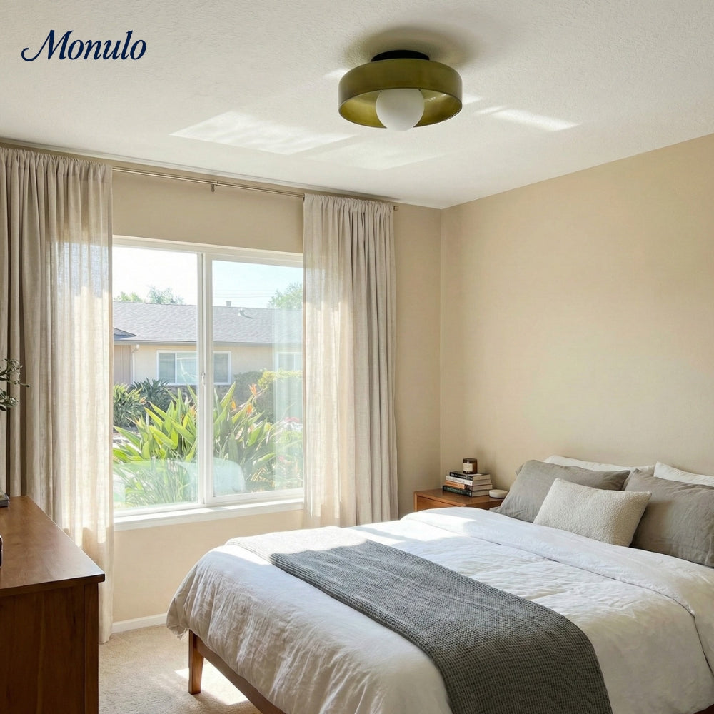 Verdoma Morandic Disc Orb Wall and Ceiling Lamp for Modern Interiors | Esilora