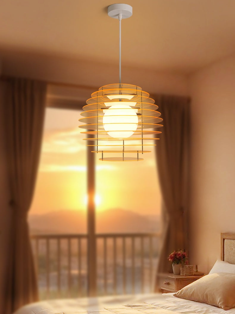 Bauhaus Memphis Acrylic Sunrise Pendant Lamp – AFTTERGLOW S4 | Esilora