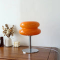 Lámpara de mesa Aurora Bauhaus — LED inalámbrica y regulable, estilo vintage de los años 60