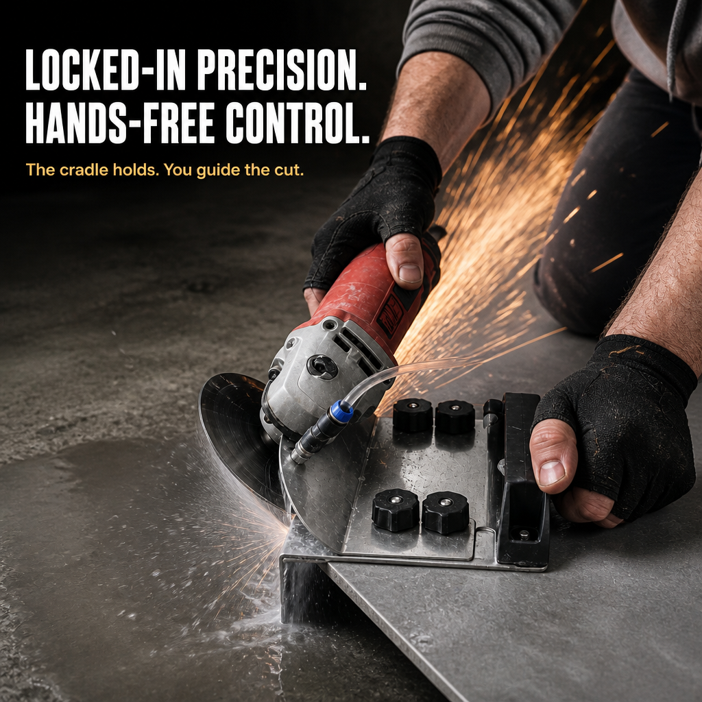 PrecisionPro — Carve Factory-Sharp 45° Tile Miters Without a Wet Saw - Esilora