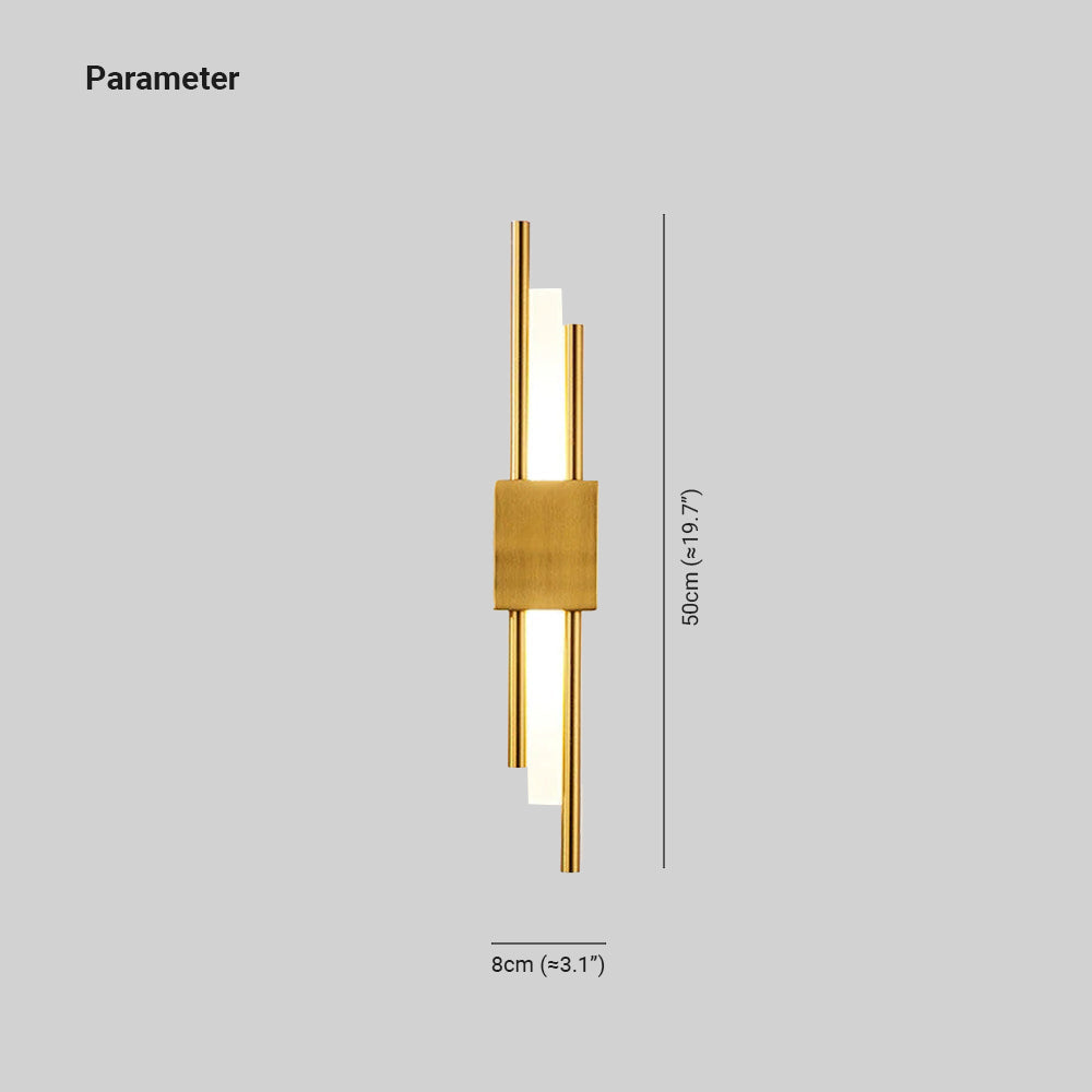 LuminArt - Stylish Black/Gold LED Light | Esilora