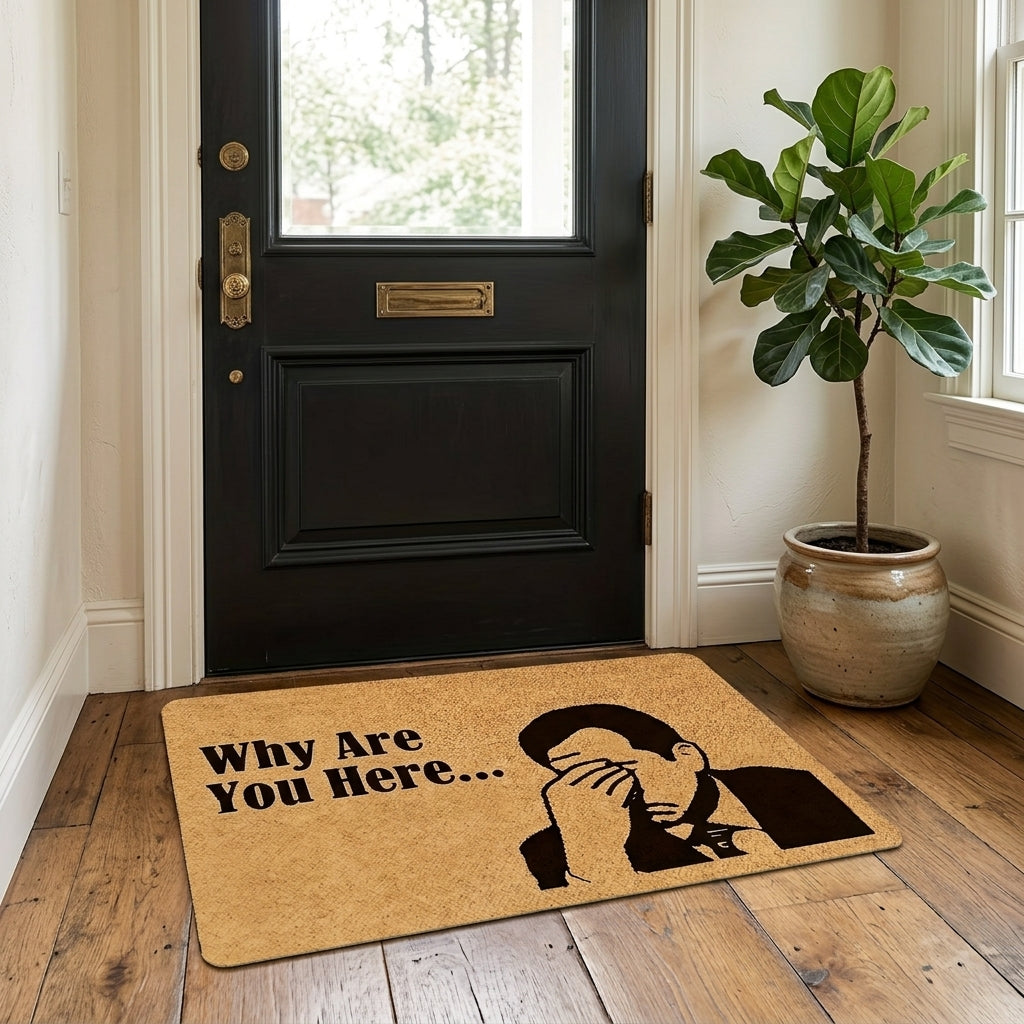 Humorous Door Mat for Playful Entryway Charm