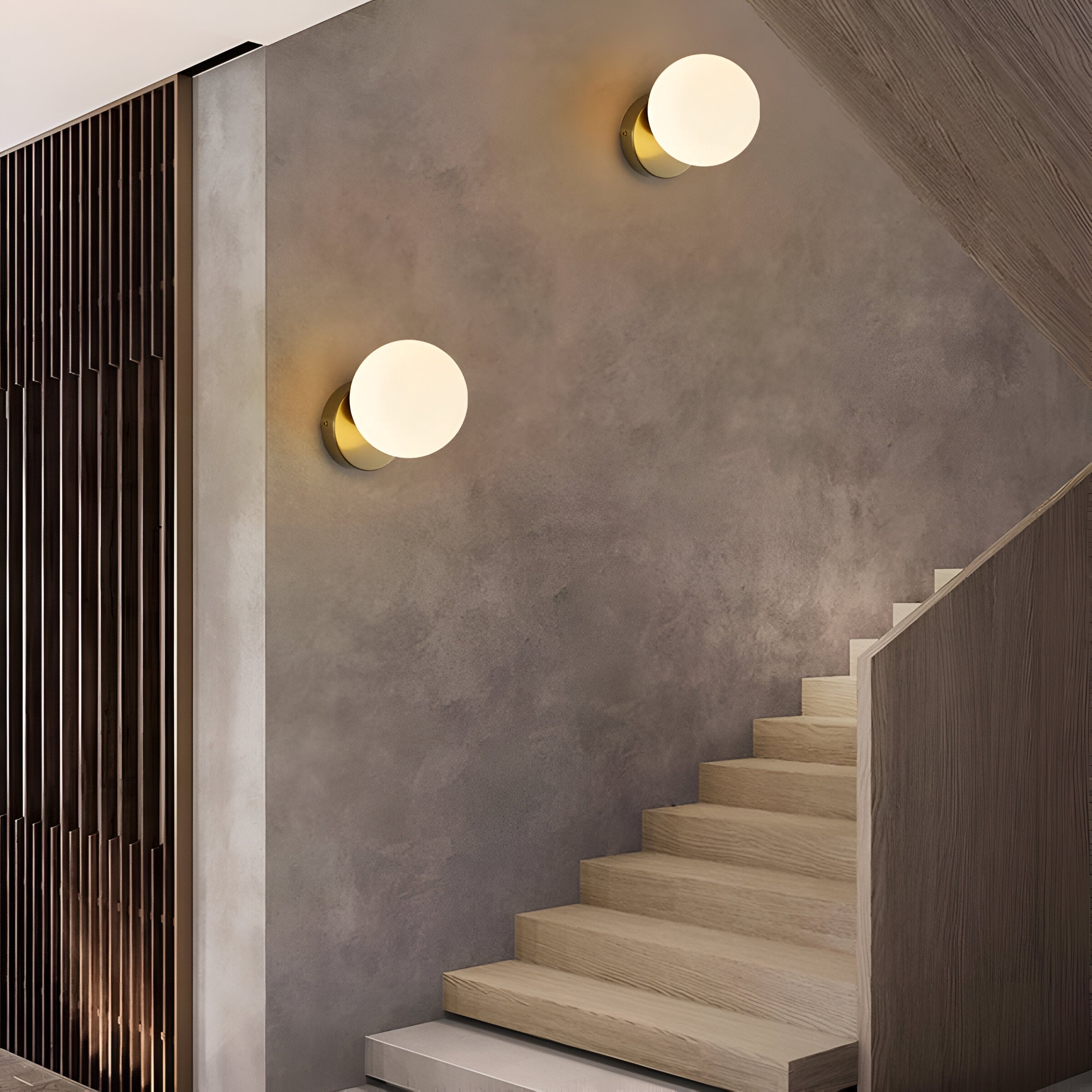 Arianne Nordic Glass Shade Wall Light | Esilora