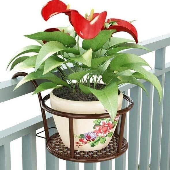 Plant Hanging Shelf for Balcony Dreams – Stable Support Solution - Esilora