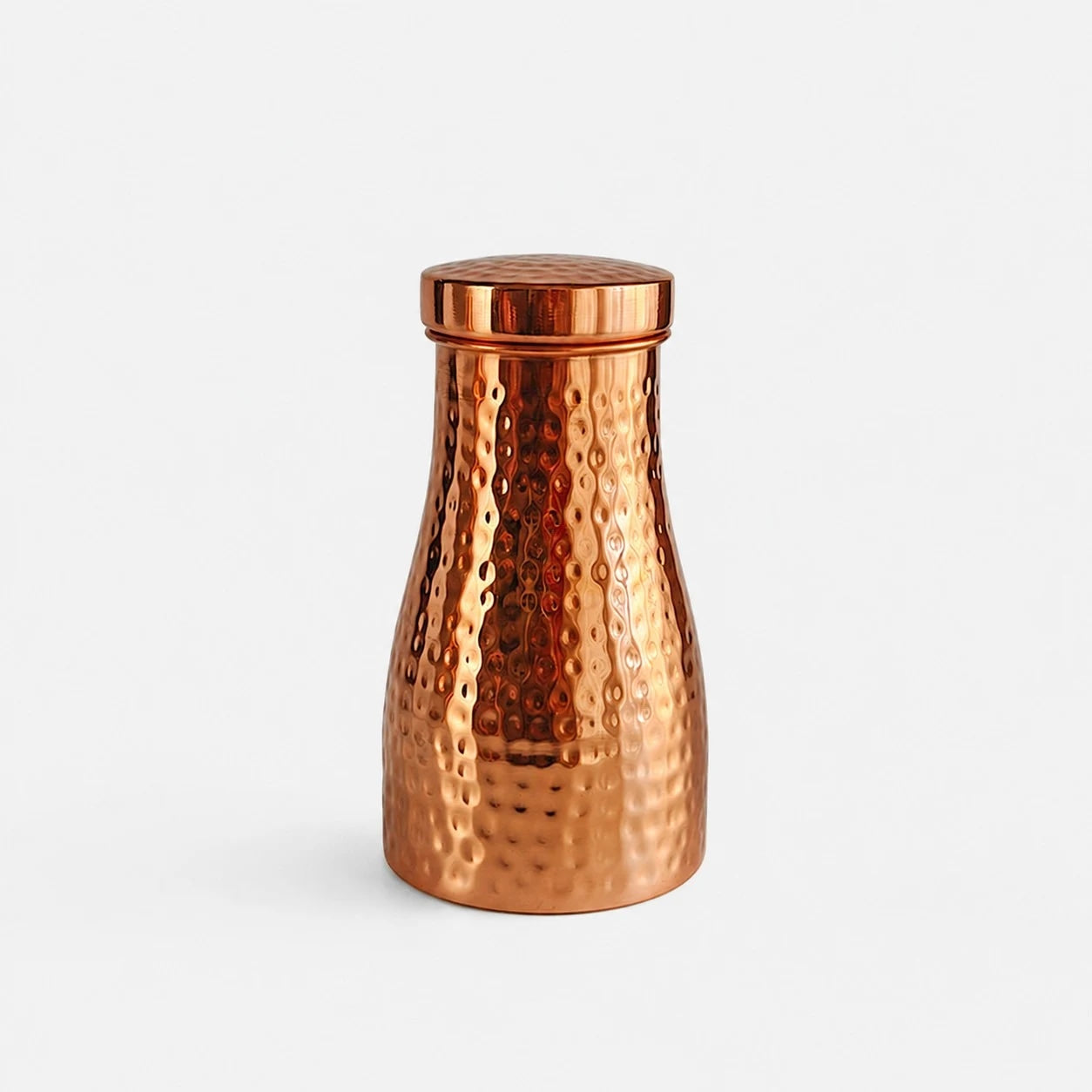 Handcrafted Hammered Copper Water Kettle Set | Esilora