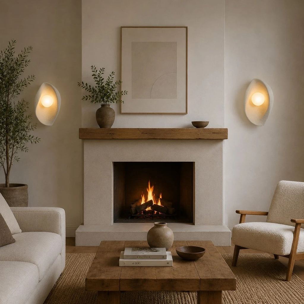 Wabi-Sabi Resin Wall Sconce | Esilora